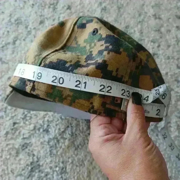 New Era Los Angeles Angels 59FIFTY Fitted Army Print Baseball Cap Size 7 - Picture 13 of 13